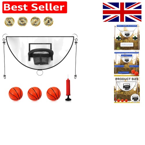 Trampoline basketball hoop - basketball,