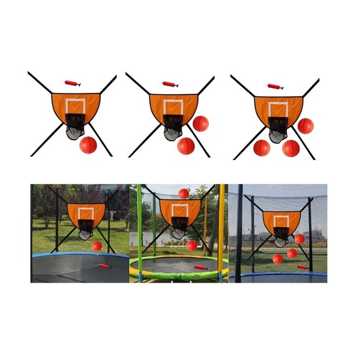 Trampoline basketball hoop - trampoline,