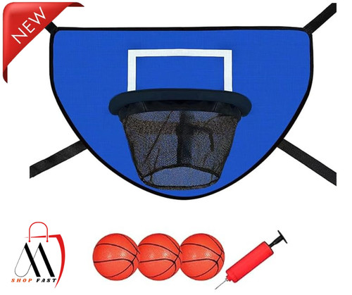 Trampoline basketball hoop - trampoline,