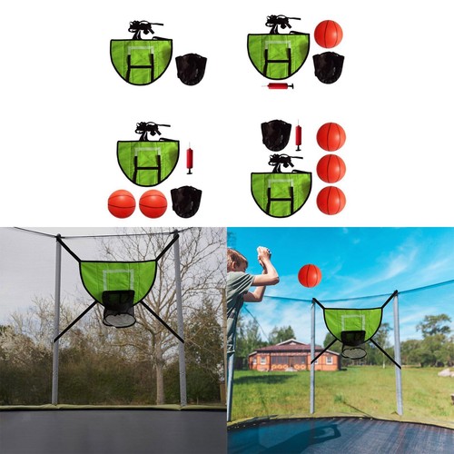 Trampoline basketball hoop - trampoline,