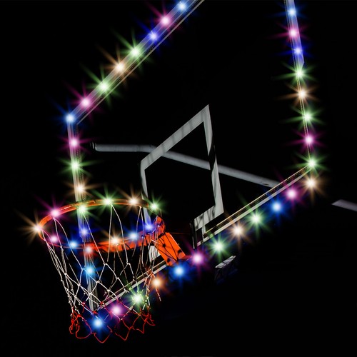 Led basketball hoop light set - basketball,