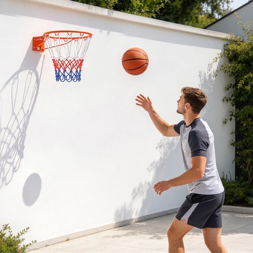 Basketball rim wall - basketball, 19"